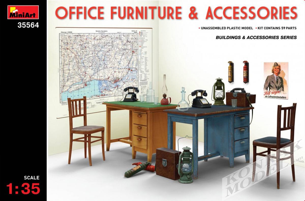 MI35564 OFFICE FURNITURE & ACCESSORIES 1/35