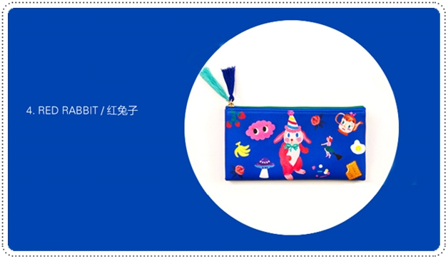 Clear Pencil Double Zip Case