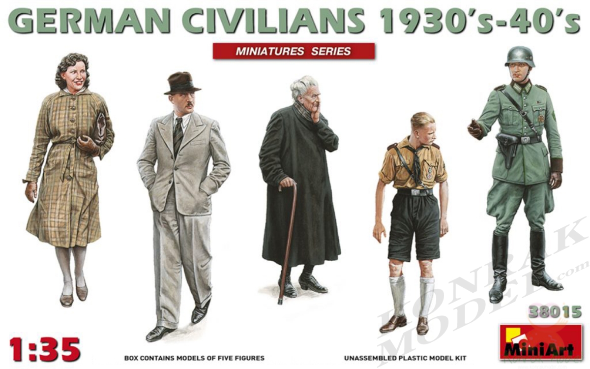MI38015 GERMAN CIVILIANS 1930’s-1940’s 1/35