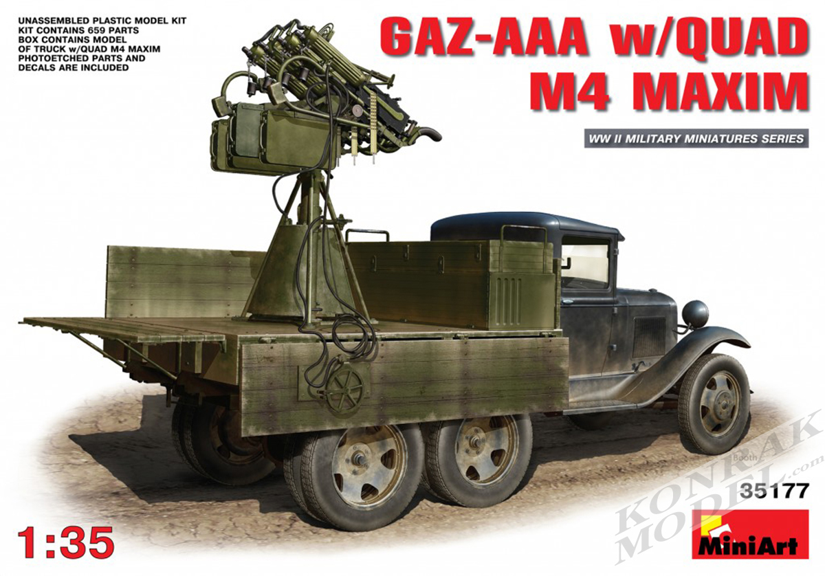MI35177 GAZ-AAA w/QUAD M4 MAXIM 1/35