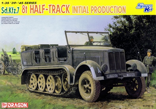 DRA6466 SD.KFZ.7 8t HALFTRACK INITIAL (1/35)