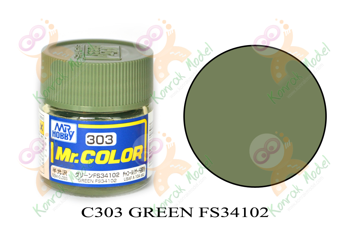 C303 Green FS-34102 Semi-Gloss 10ml