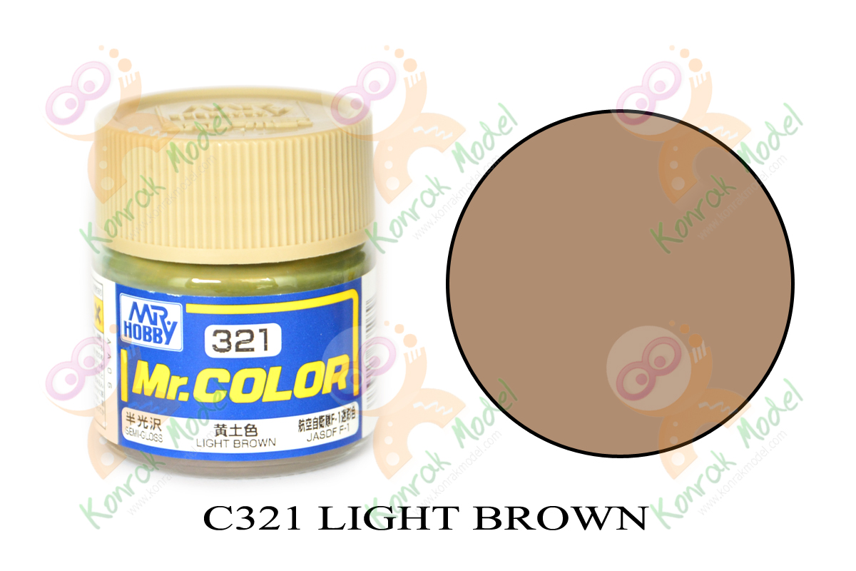 C321 Light Brown Semi-Gloss 10ml