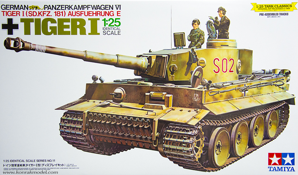 TA30611 German Tiger I Kit - Display Model 1/25