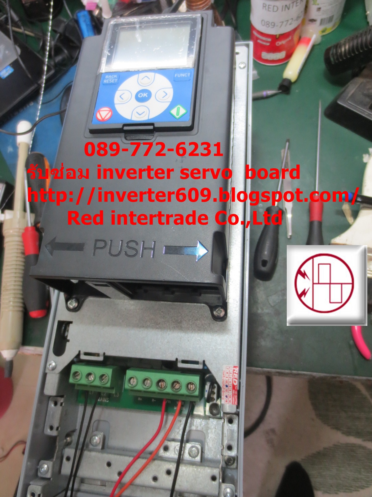 Clip ซ่อม inverter Vacon 11kw