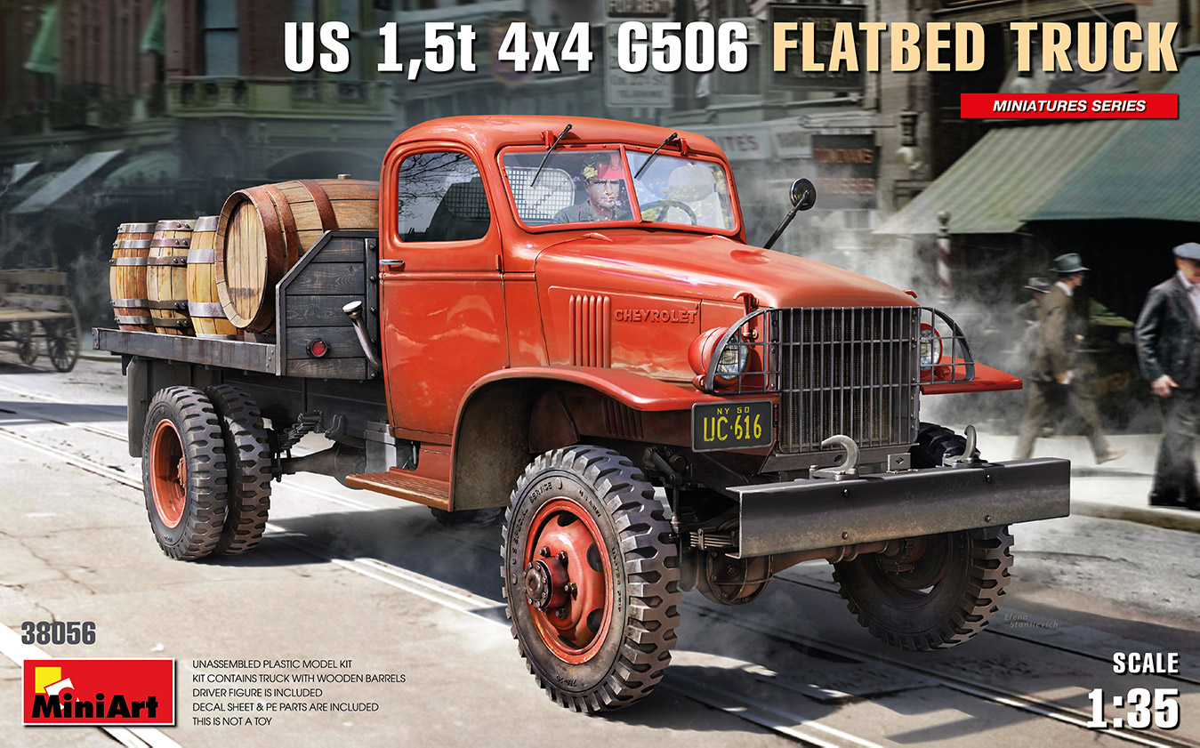 MI38056 US 1,5t 4×4 G506 FLATBED TRUCK 1/35