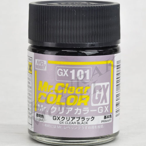 GX101 CLEAR BLACK 18ML