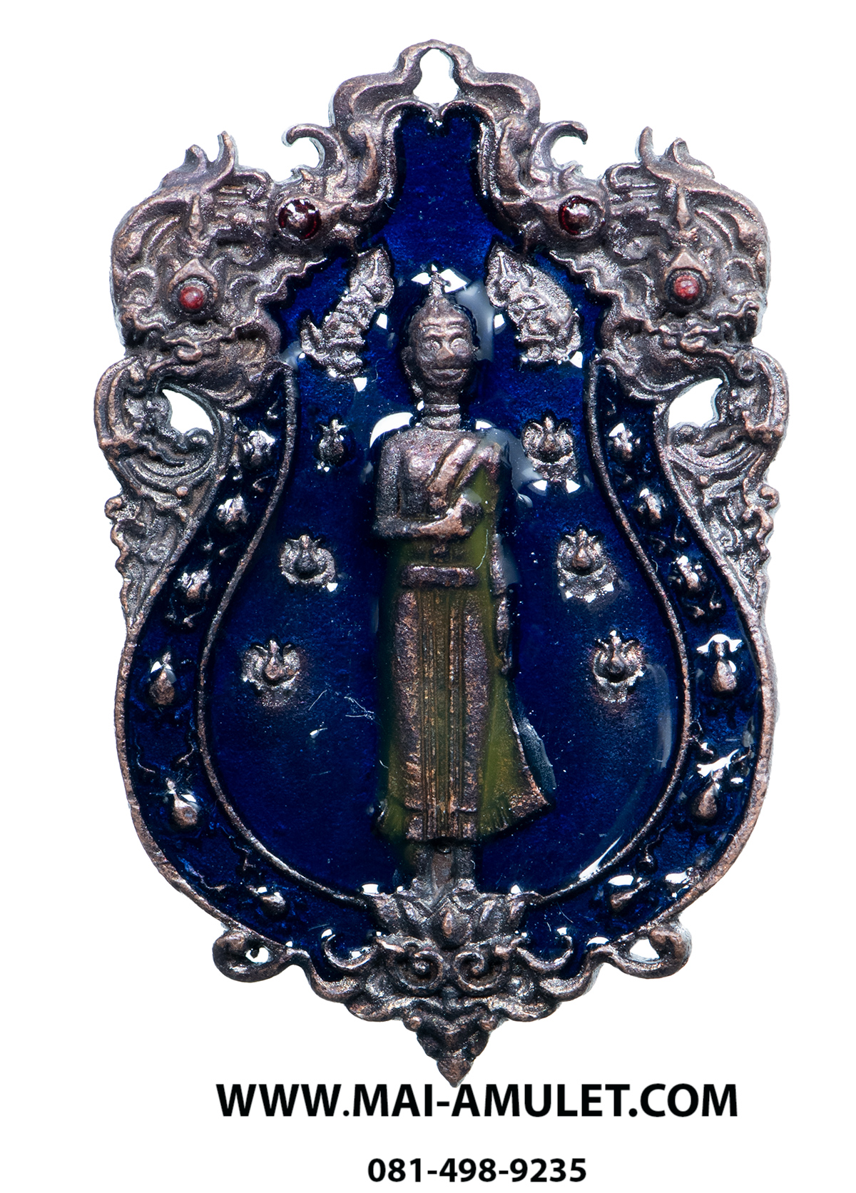 ...โค้ด ๒๑๑...เนื้อนวโลหะ ...เหรียญ พระพุทธมิ่งเมือง (หลวงพ่อพระยืน) รุ่น เปี่ยมบารมี ลงยาสีน้ำเงิน วัดสุวรรณมงคล อ.กันทรวิชัย จ.มหาสารคาม ปี 2557 พร้อมกล่องครับ (63)