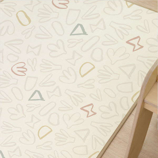 Parklon แผ่นรองคลานรุ่น PE Double Sided Prime Mat ขนาด 150x200cm หนา 1.5cm ลาย Crayon+Hello Bear Simple Road