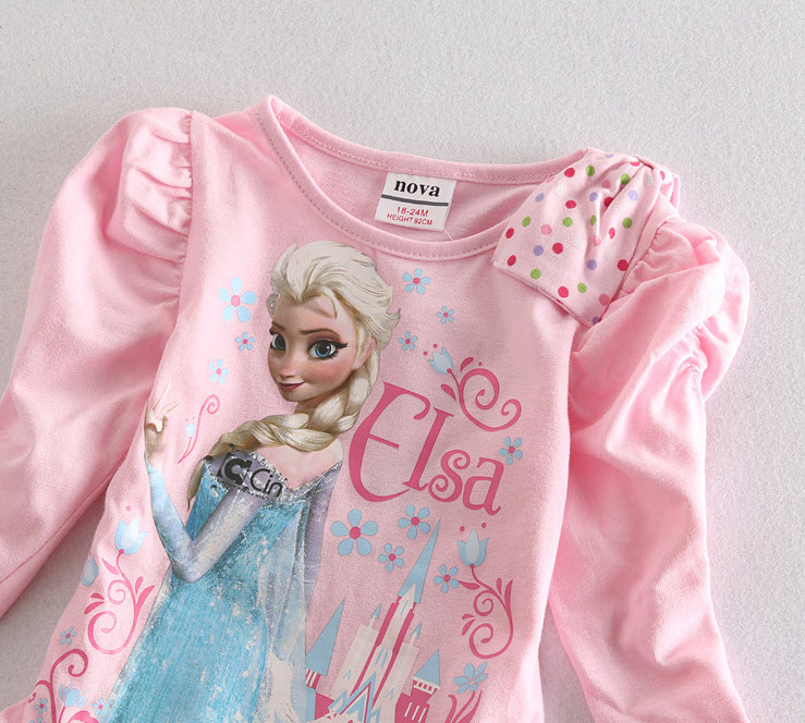 เดรส Frozen Elsa | ชมพู