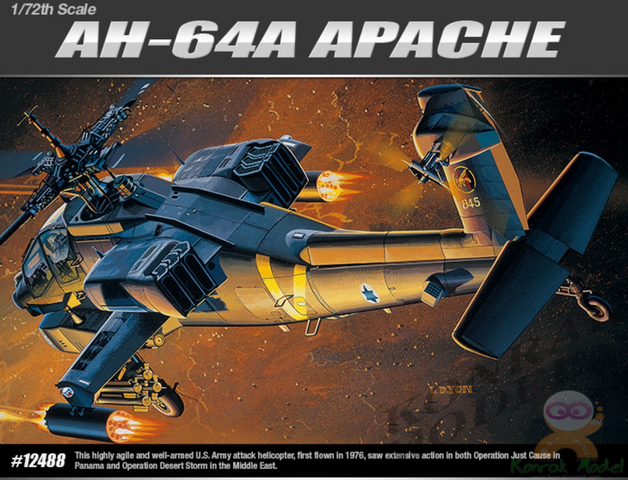 AC12488 AH-64A APACHE 1/72