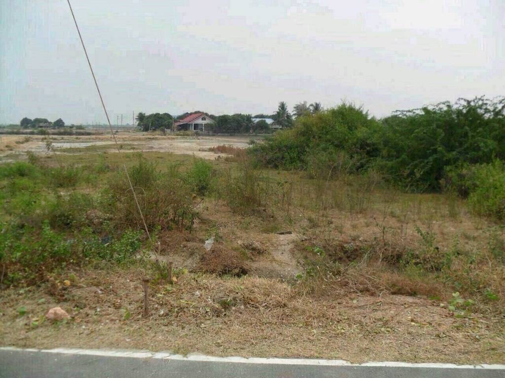 ที่ดินติดถนนเลียบทะเล และทางลงหาดเจ้าสำราญ เพชรบุรี