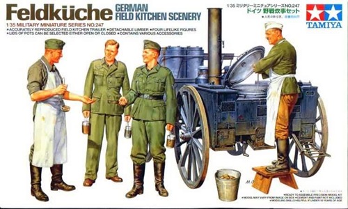 TA35247 GERMAN FIELD KITCHEN SCENERY 1/35