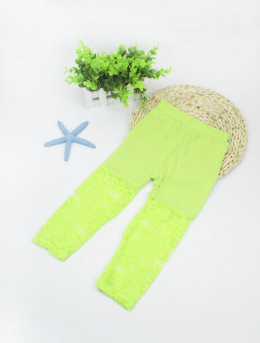 เลกกิ้งลายดอกไม้ | ฟ้า,เขียว