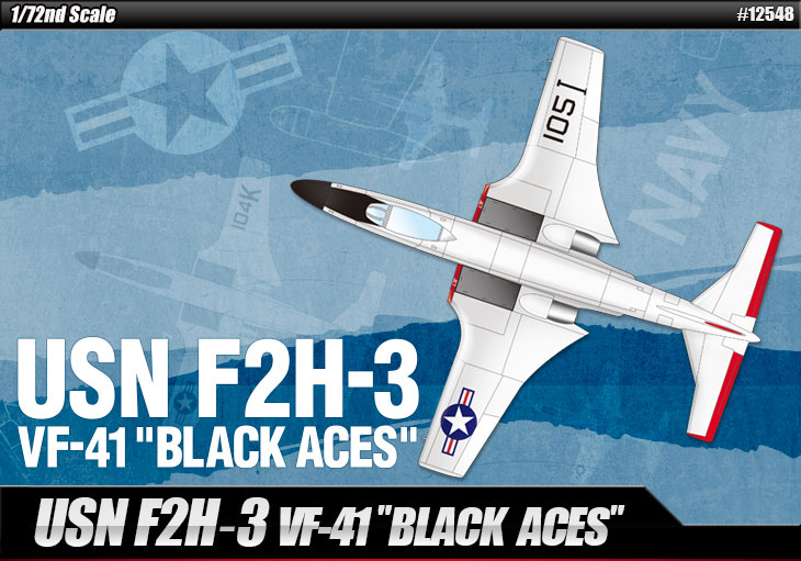 AC12548 USN F2H-3 VF-41 "BLACK ACES" 1/72