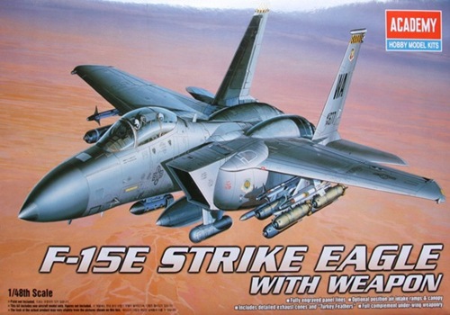 AC12264 F-15 STRIKE EAGLE W/WEAPONS (1/48)