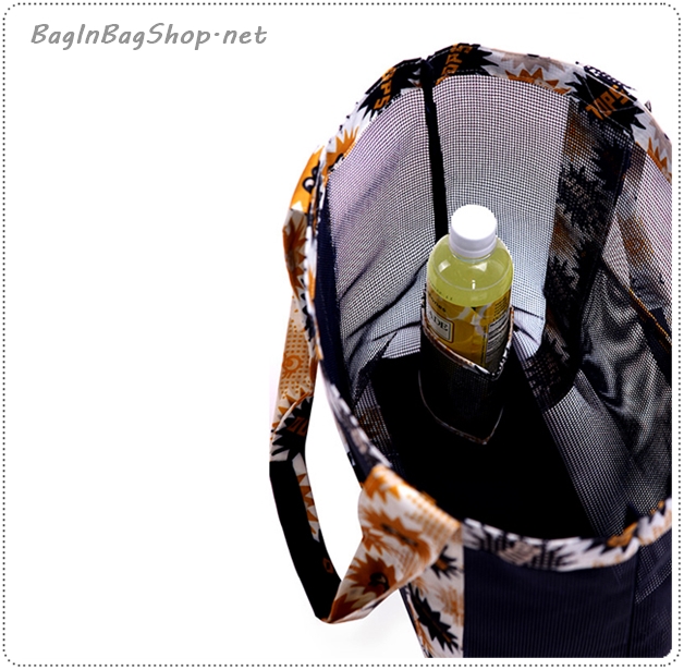 Coating Mesh Shopper Bag