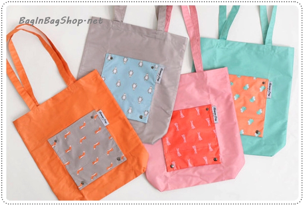 Mr.Wood pocket foldable Ecobag