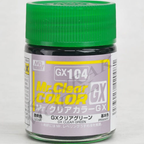 GX104 CLEAR GREEN 18ML