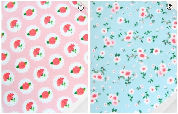 Felt : ลาย Memories of Springtime มี 8 ลาย ขนาด 42x30 cm/ชิ้น (พร้อมส่ง)