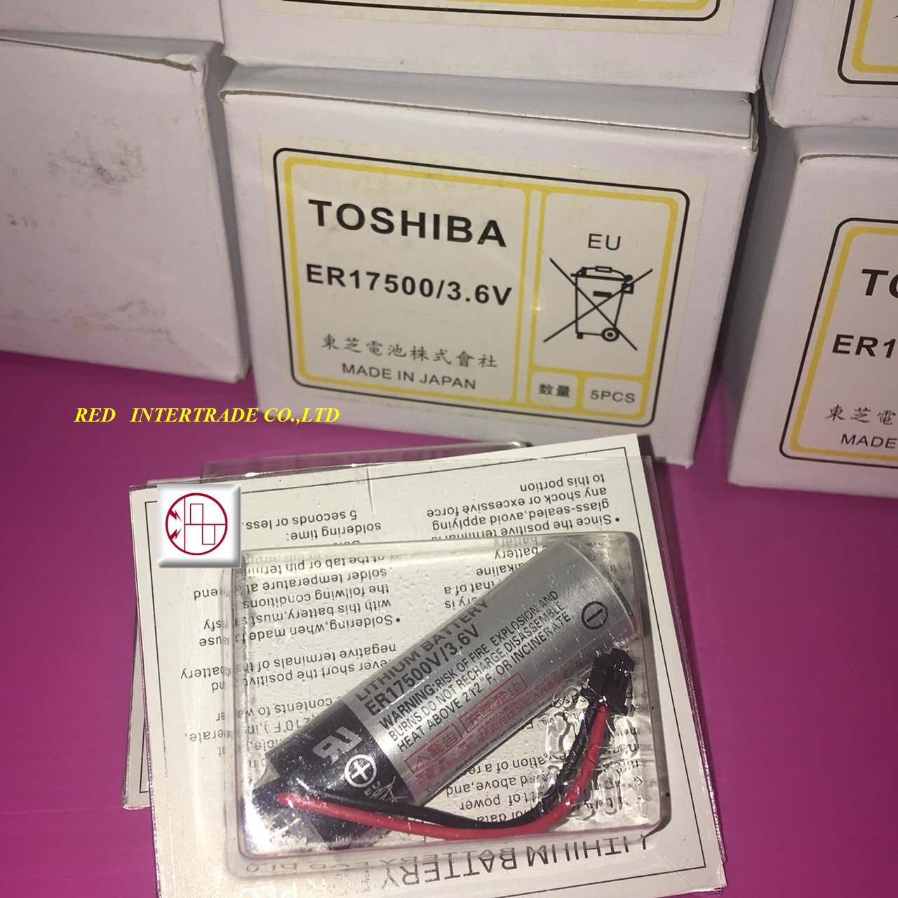 ER17500V 3.6V TOSHIBA BATTERY PLC CNC ขาย