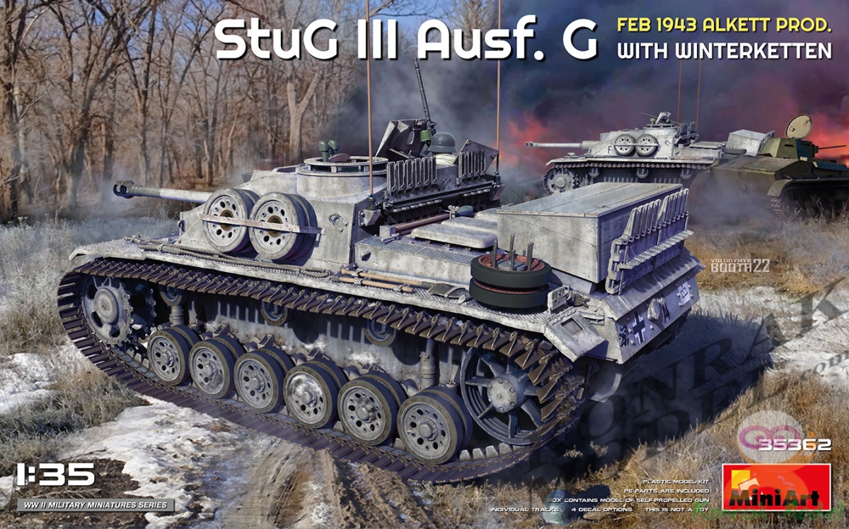 MI35362 StuG III Ausf. G FEB 1943 ALKETT PROD. WITH WINTERKETTEN [1/35]