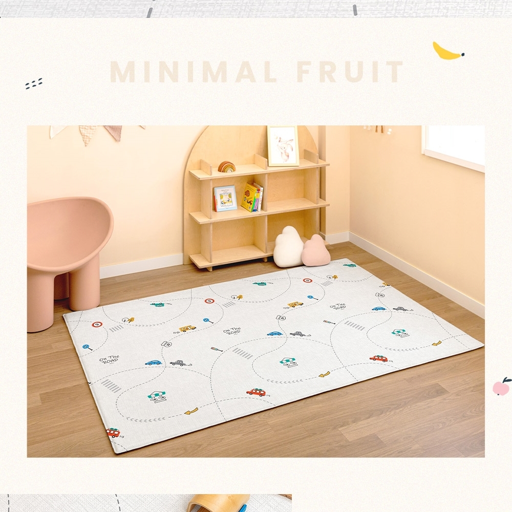 New! แผ่นรองคลาน PARKLON รุ่น La Pure Soft Mat ขนาด 130x190x1.2cm ลาย On The Road