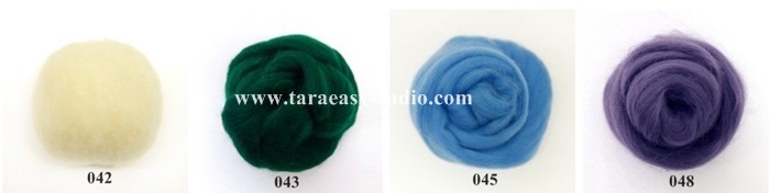 ตารางเทียบสีใยขนแกะเกรดพรีเมี่ยม หนัก 5g พร้อมส่ง 50 เฉดสี