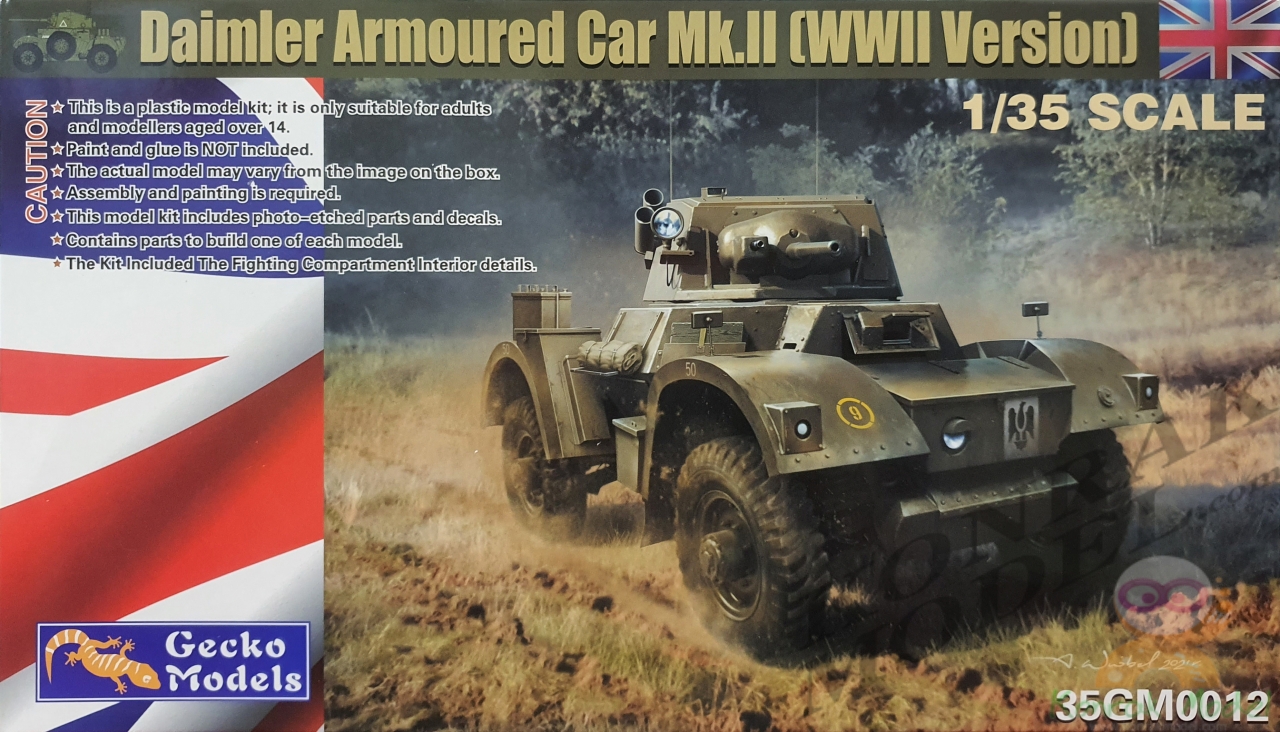 35GM0012 DAIMLER ARMOURED CAR MK. II (WWII VERSION) [1/35]