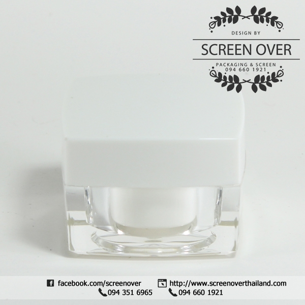กระปุกอะคริลิค / กระปุกครีม / ตลับครีม / ACRYLIC JAR