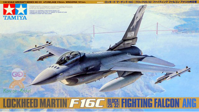 TA61101 1/48 Lockeed F-16C (block 25/32)