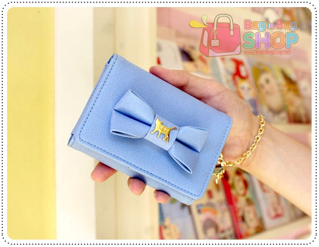 lovely mirror card case กระเป๋าใส่บัตร พร้อมกระจก