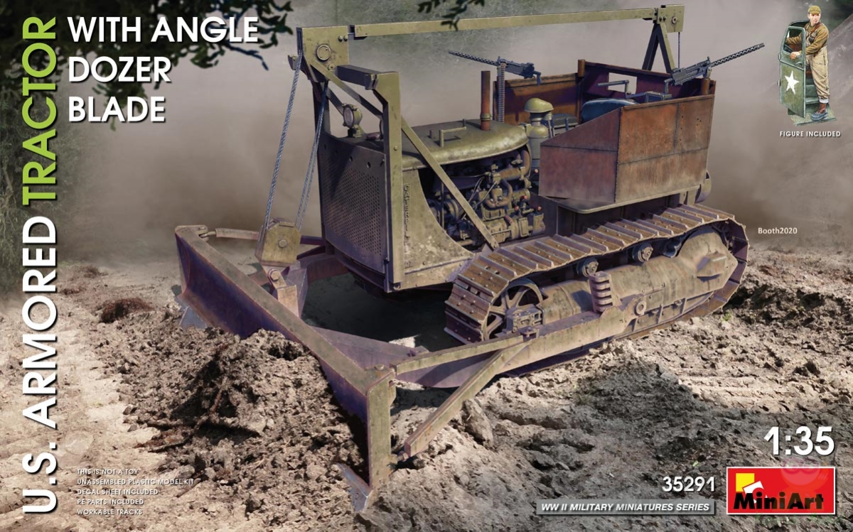 MI35291 U.S. ARMORED TRACTOR WITH ANGLE DOZER BLADE 1/35