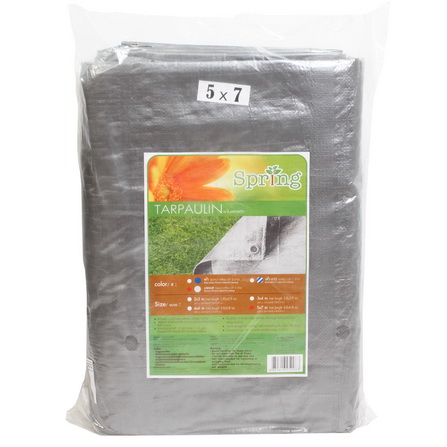 ผ้าใบกันน้ำ ซุปเปอร์โพลี สีบรอน์เงิน กัน UV