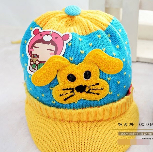 หมวกไหมพรมหมาน้อย