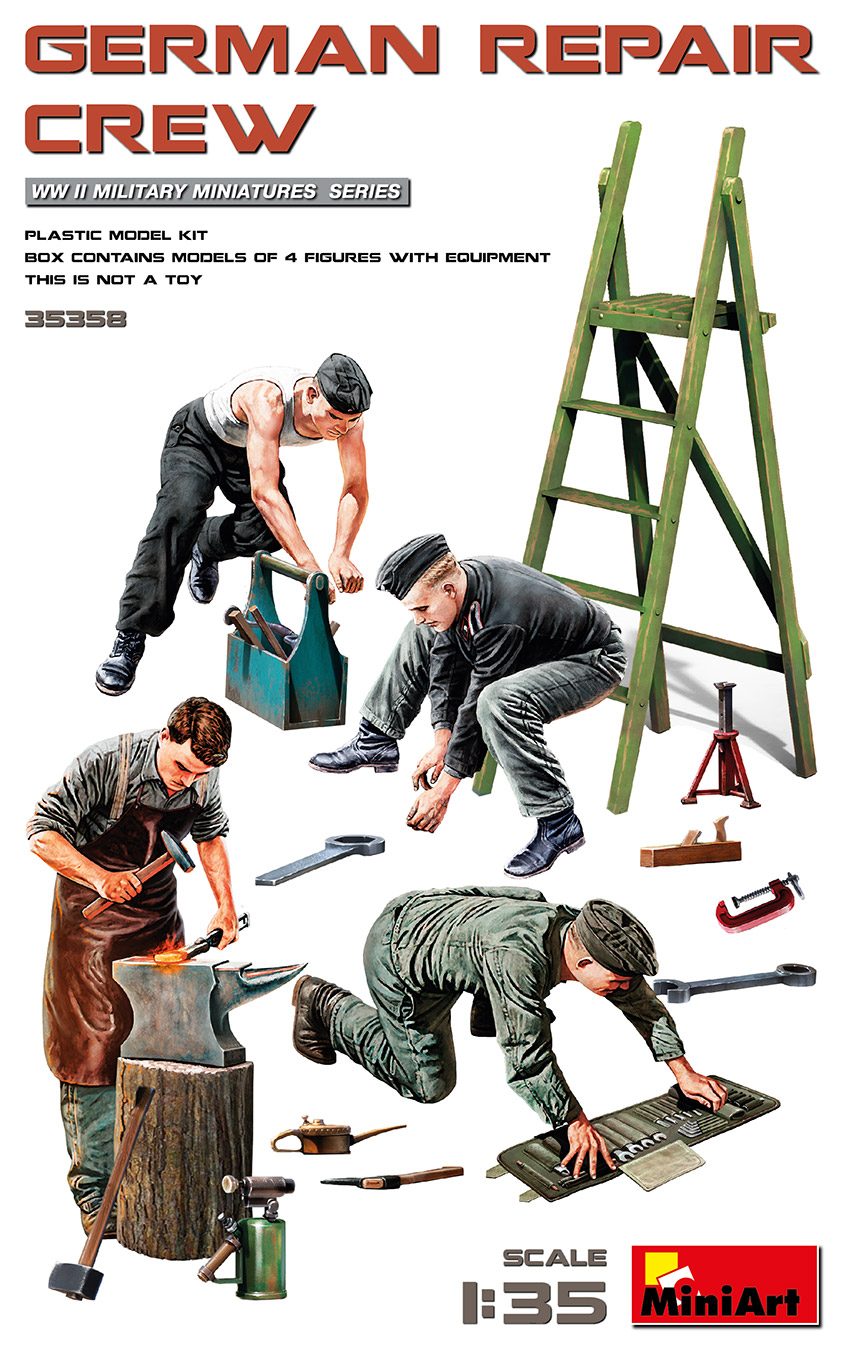 MI35358 GERMAN REPAIR CREW [1/35]