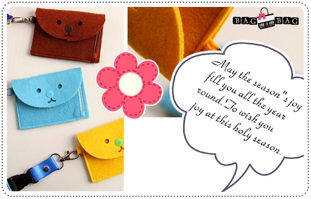 Toffee Nut Card Pouch กระเป๋าใส่บัตร ขนาดพกพา