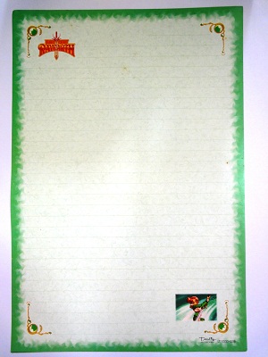 กระดาษเขียนจดหมายลายเมจิคไนท์เรย์เอิร์ธ 2