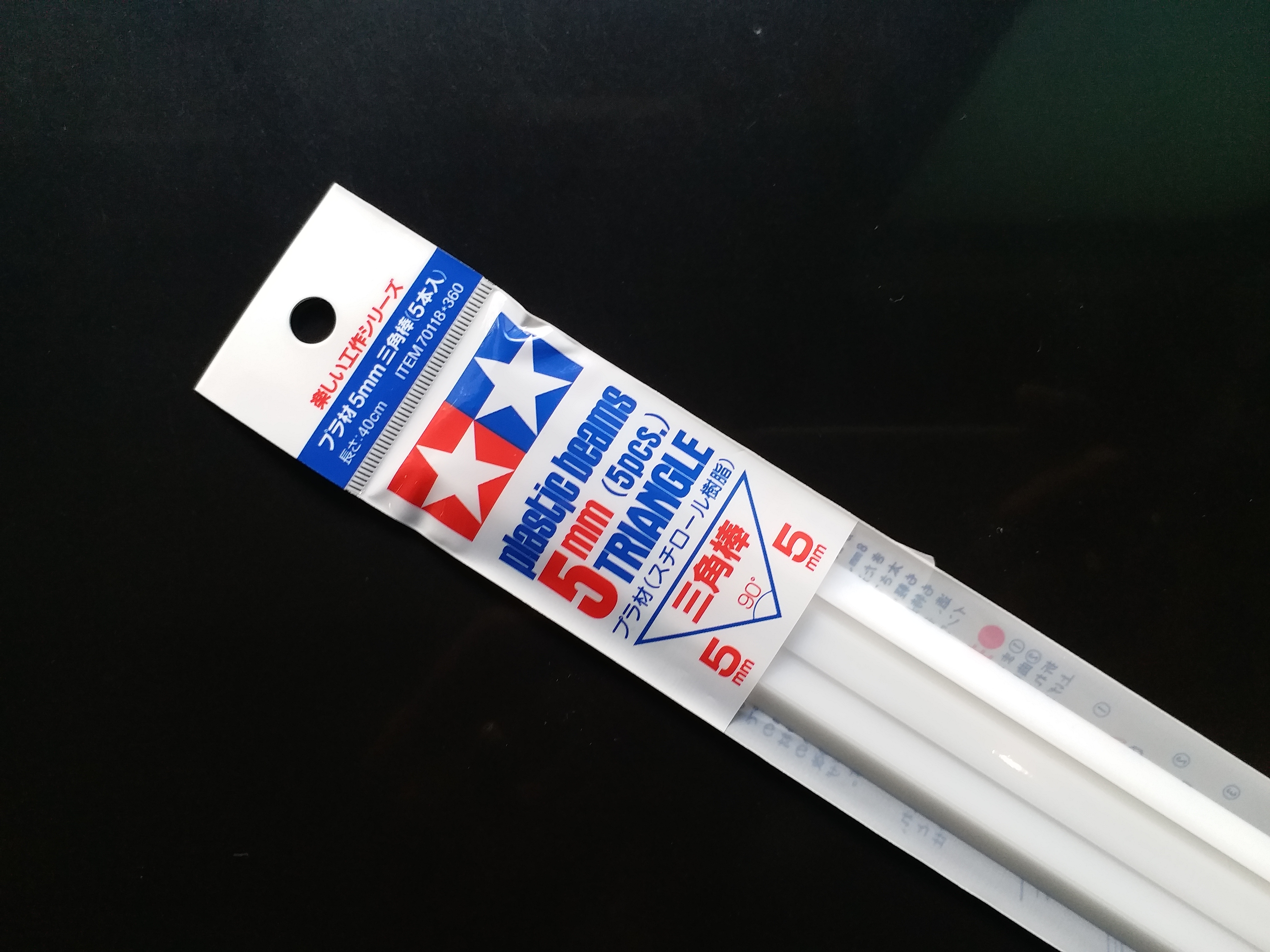 TA70118 Plastic Beams 5mm Triangle*5 (สามเหลี่ยมมุมฉาก)