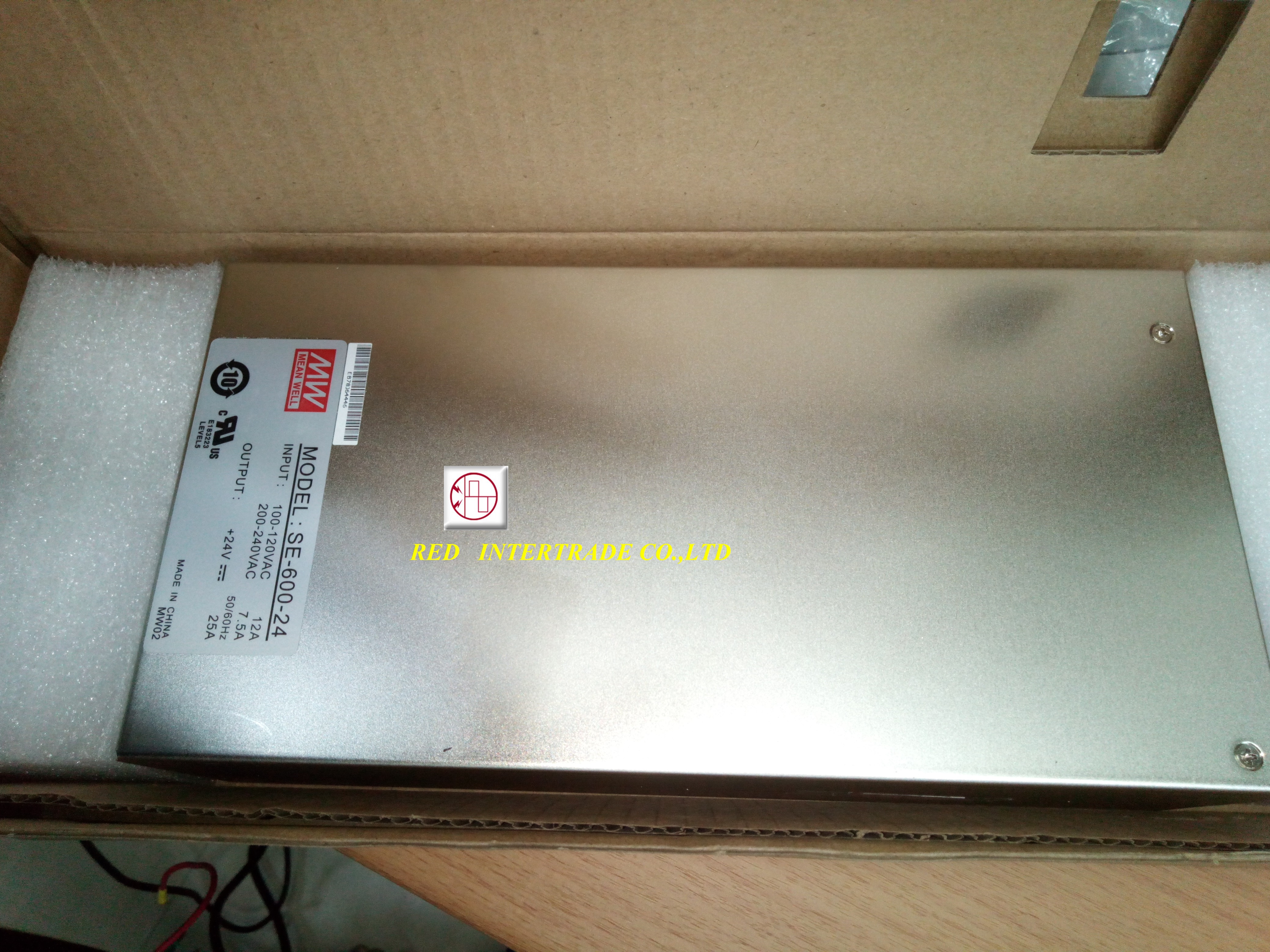 POWER SUPPLY SWITCHING MEAN WELL SE-600-24