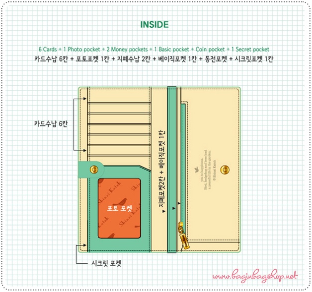 ลด 50% Hello Happiness Slim Wallet
