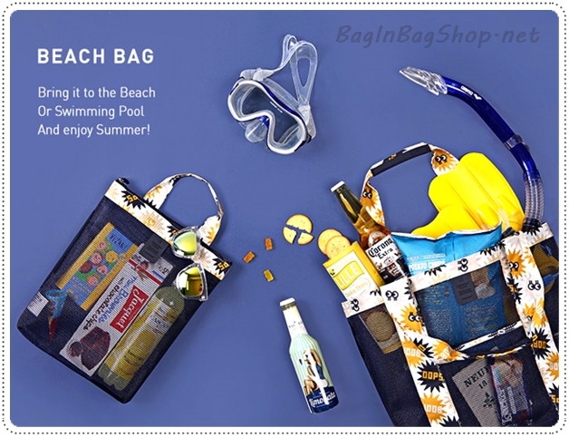 Coating Mesh Handy Pouch