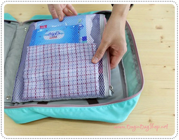 Travel Partition Bag กระเป๋าจัดหมวดหมู่สิ่งของในกระเป๋าเดินทาง