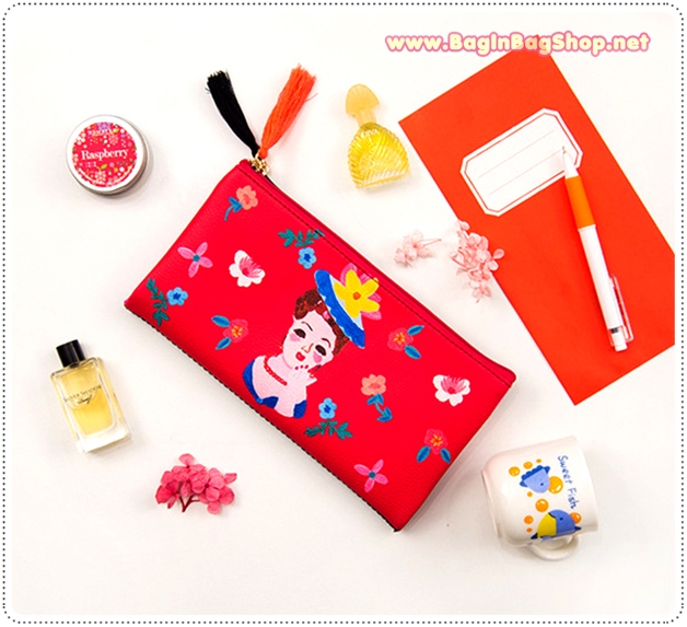 Clear Pencil Double Zip Case