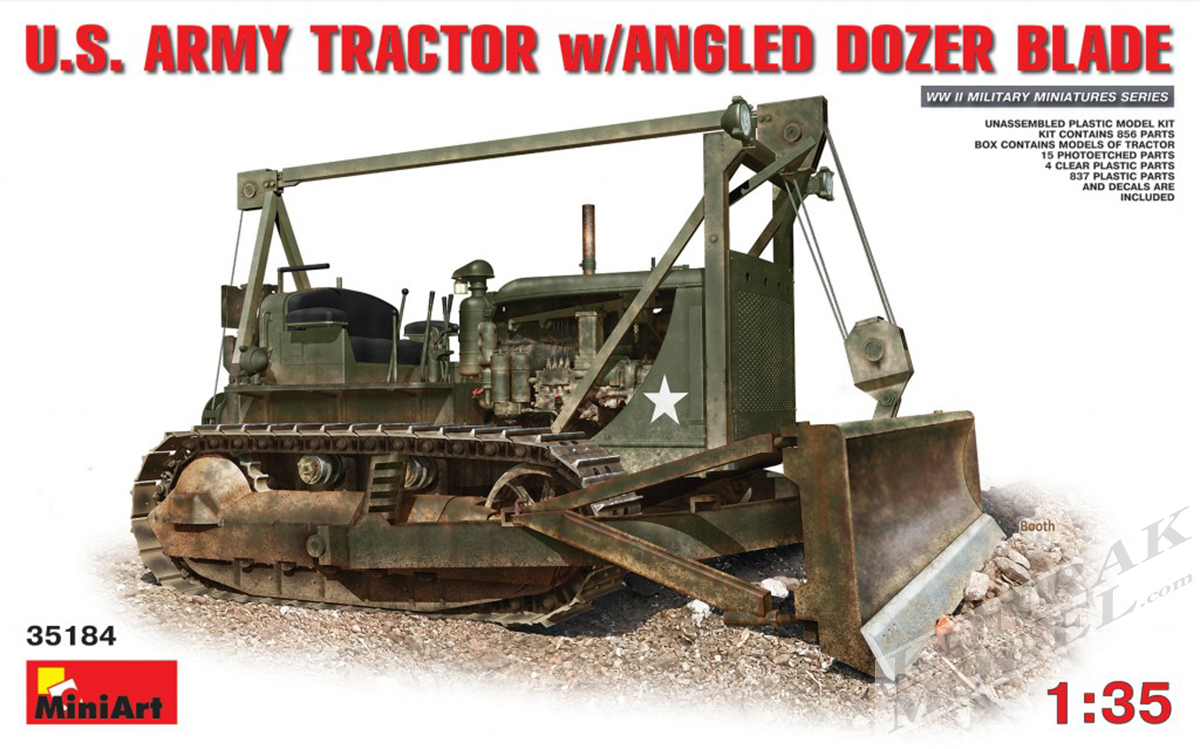 MI35184 U.S. ARMY TRACTOR w/ANGLED DOZER BLADE 1/35