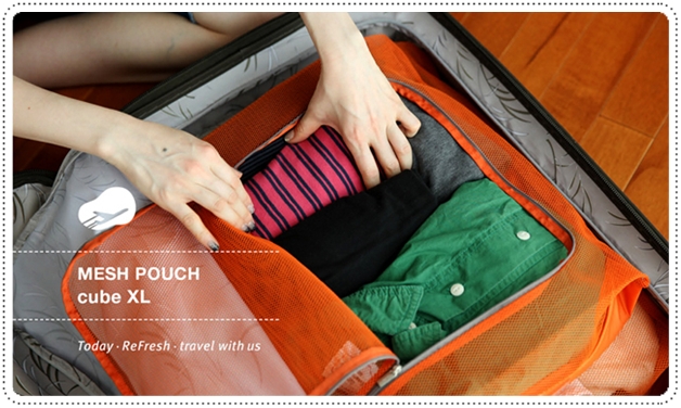 MESH POUCH Cube XL