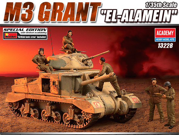 AC13228 M,3 GRANT "EL ALAMEIN" 1/35