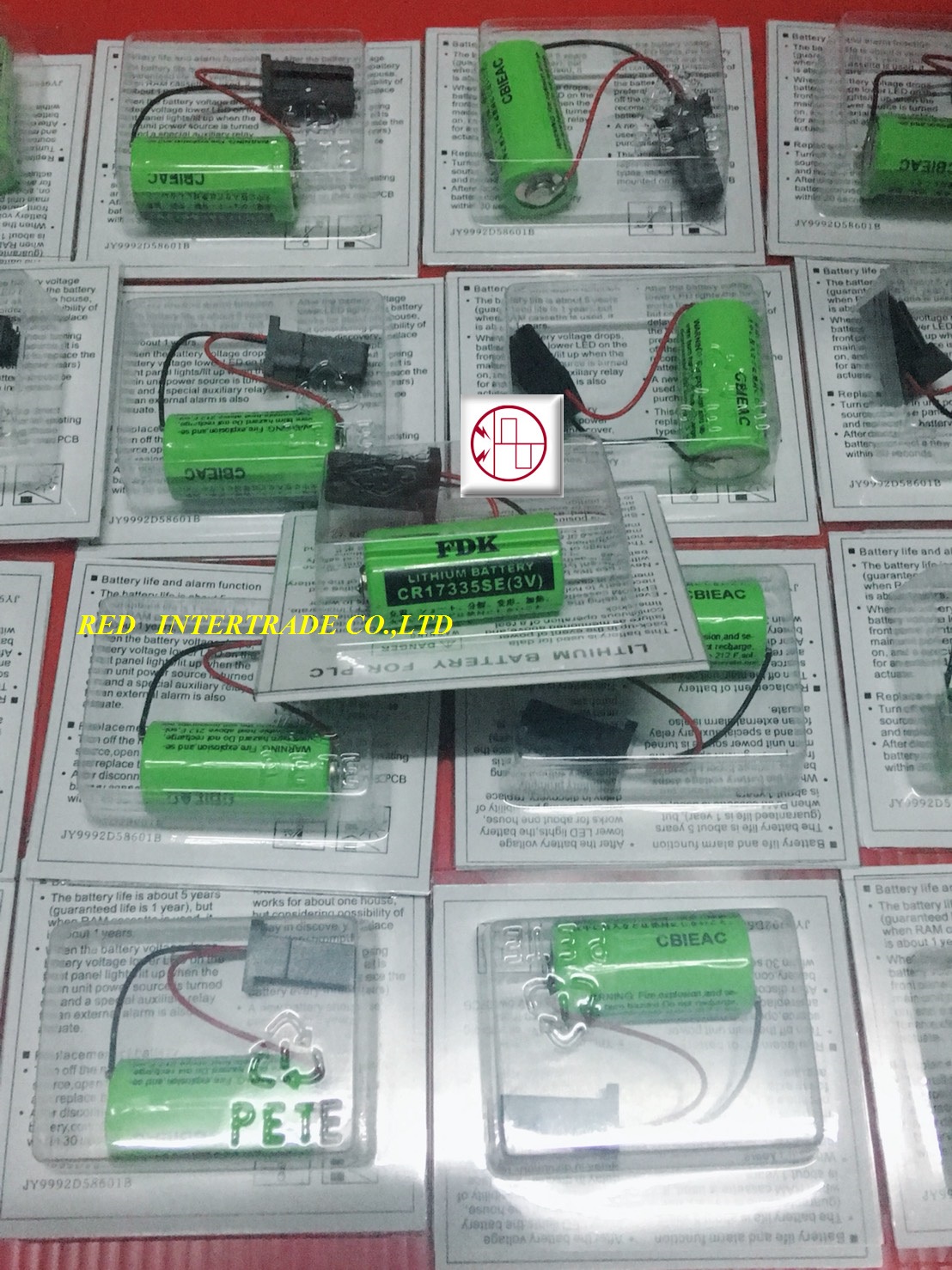 FDK CR17335SE LITHIUM BATTERY FOR PLC ขาย
