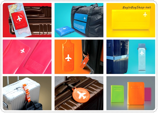 Happy Flight 2 Way Luggage Belt สายรัดกระเป๋าเดินทาง ป้องกันซิปกระเป๋าแตก