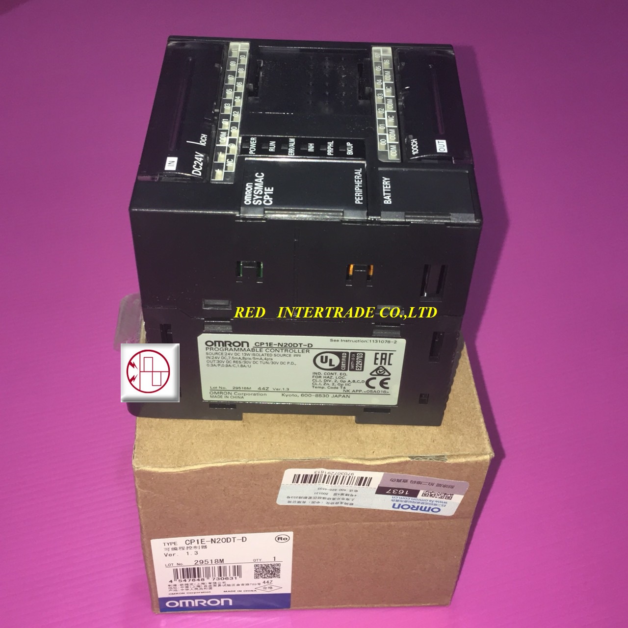 OMRON CP1E-N20DT-D PLC ขาย